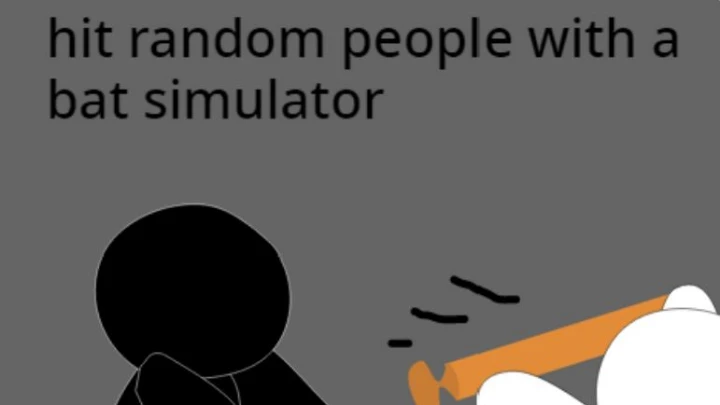 hit random people with a bat simulator