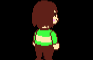 Short animation of Chara from Undertale