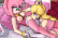 Amy Rose x Princess Peach. (Loop)