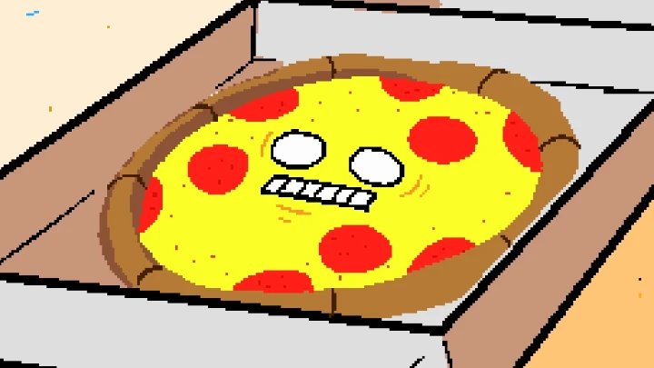 Sponge Pizza (But Its pixelated)