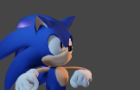 Sonic 3d animation test