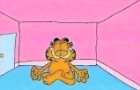 Garfield meditates