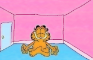 Garfield meditates