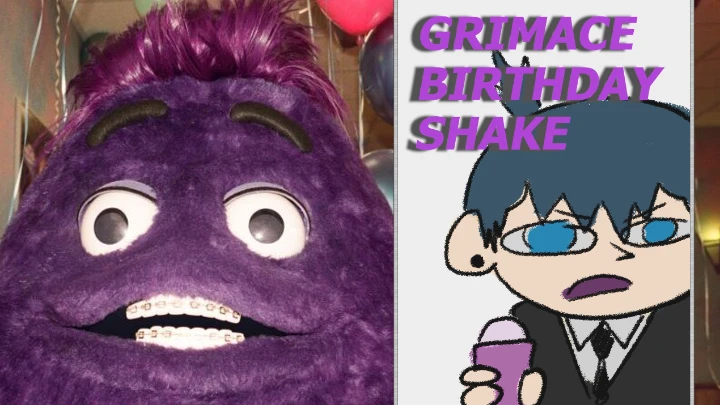 Grimace Birthday x Chainsaw man