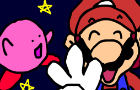 kirby meets mario