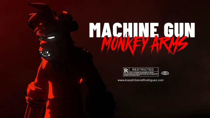 Machine Gun Monkey Arms Trailer