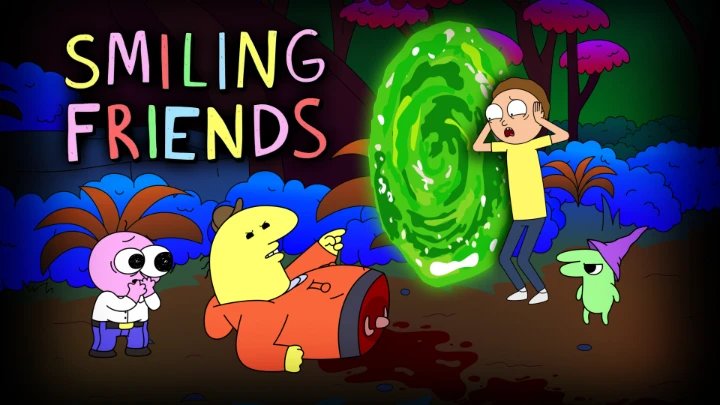 Morty Meets the Smiling Friends