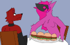 &quot;Steamed Hams, But with my characters Pynx and Jessica.