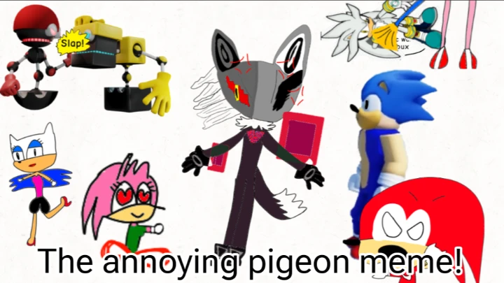 The annoying pigeon meme Sonic