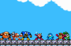 what if Mega man had to face Dr.Wily robot masters all at once (animation Parody)