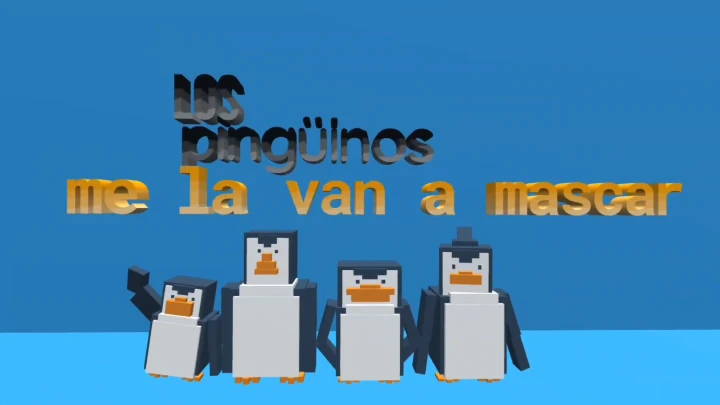 los pingüinos me la van a mascar (blox)