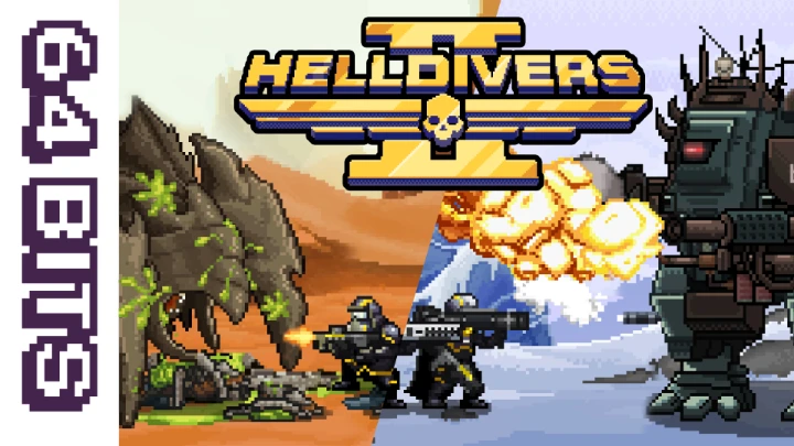 64 Bits - Helldivers 2 Demake for Neo Geo/Arcades
