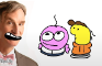 Bill Nye smiling friends