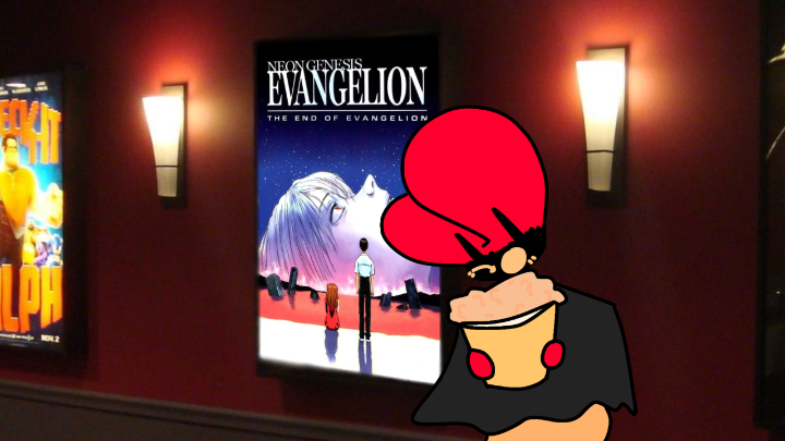 Rabbit boy watches End of Evangelion