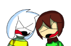 Asriel and Chara arguing