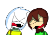 Asriel and Chara arguing