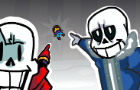 Sans and Papyrus meet Frisk (balls)