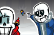 Sans and Papyrus meet Frisk (balls)