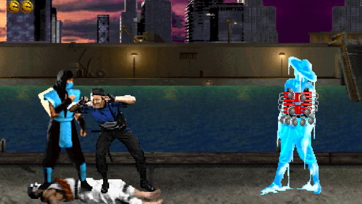 Bi Han Subzero & Stryker tag team fatality