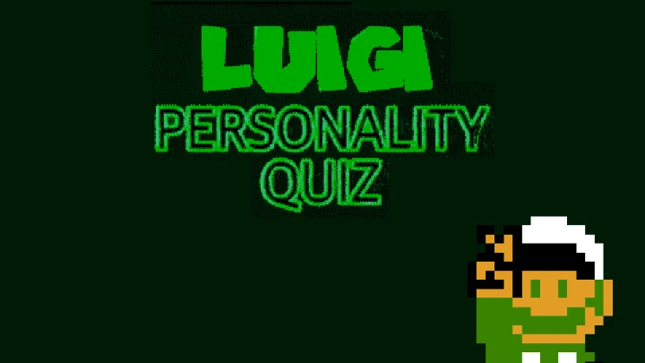 Luigi Personality Quiz for NES but No Static