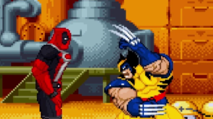 Deadpool and Wolverine scene