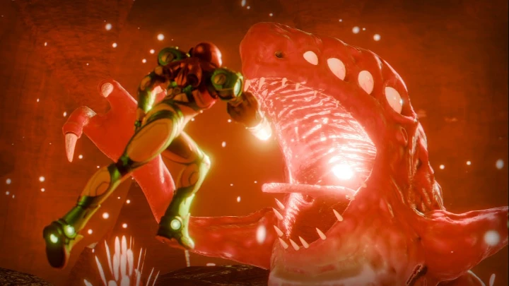 Metroid Animation(Samus Vs Crocomire)