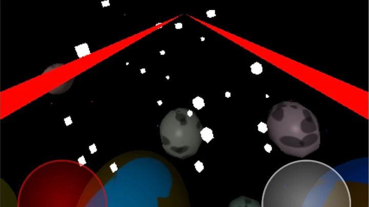 ZOSU Asteroids: mobile and keyboard