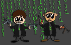 Aiden Ross And Andrew Tate In: The Matrix.