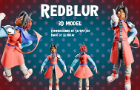 Redblur 3D Model