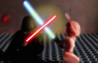 Lego Star wars Luke Vs Darth Vader stop motion (Parte 1)