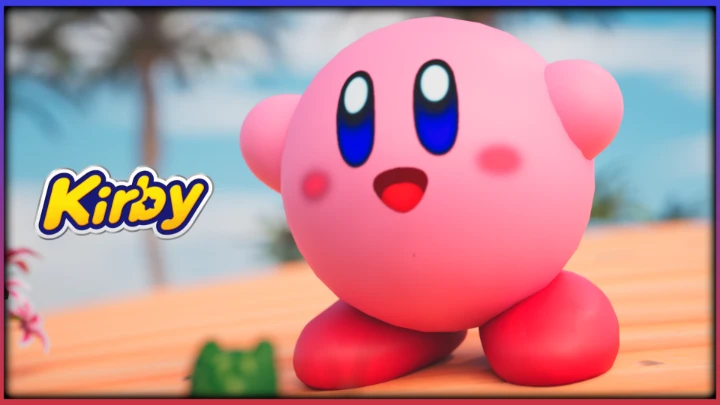 Kirby Talking to a Frog (ANIMATION)