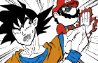 ANIMATED Son Goku gets Jumped by a Plumber