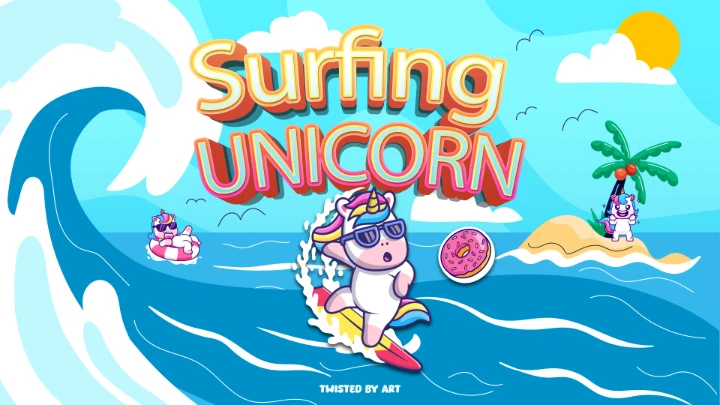 Surfing Unicorn