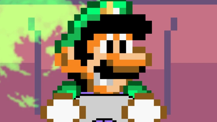 [Vinesauce] LUIGI! GO TO THE BATHROOM [Sprite Animation]