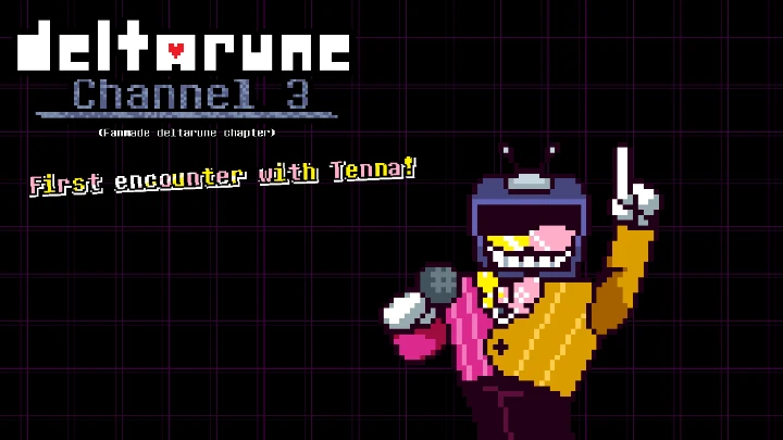 (Deltarune Channel 3) First encounter with Tenna (Deltarune fan animation)