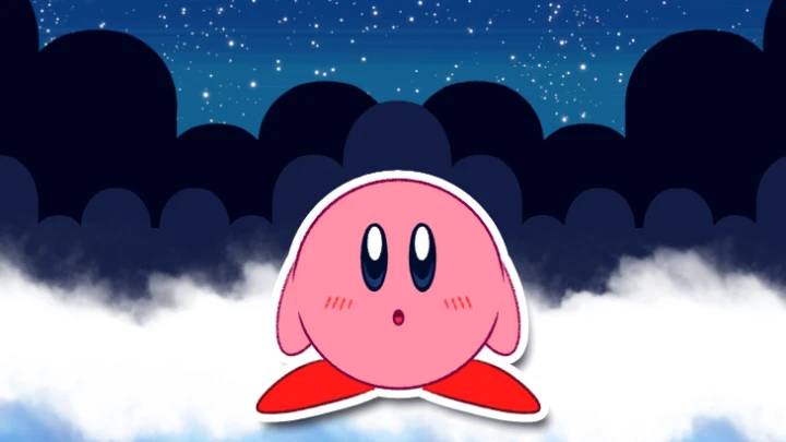 Kirby Inhaling - Loop Animation