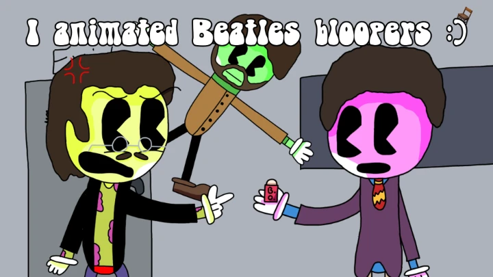 I animated Beatles bloopers