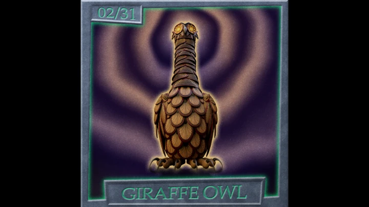 Giraffe Owl - 31 Frightful Nights