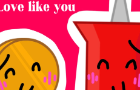 Love like you - BFDI coinpin animation