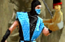Sub-Zero throw's baby Liu Kang