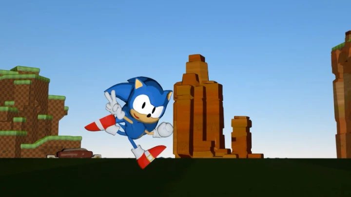 Toei style Sonic Animation