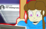 Choko reads a comment