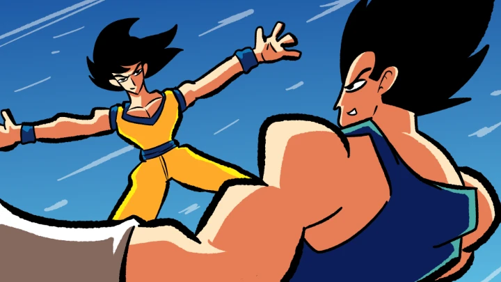 Goku vs Vegeta | Fan animation