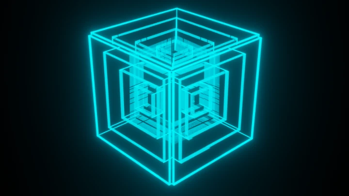 Wireframe Cube - Animation