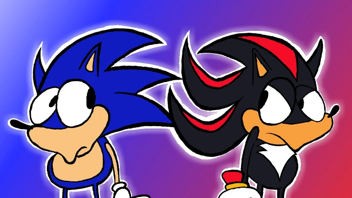 sonic vz shadow cartoon