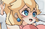 Princess Peach x Wii Fit Trainer Gif