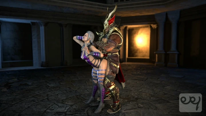 Sindel vs Shao Kahn.