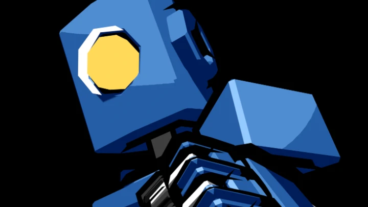 RunRunRun Blue Robot