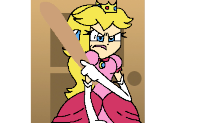 Super Mario Shorts: When Princess Peach Destroys Mario 💀