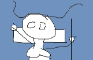 Doing a pole jump!